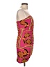 Timing Print Pink Cocktail Dress Size L - photo 4