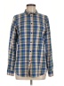 Madewell Plaid Blue Long Sleeve Button-Down Shirt Size M - photo 1