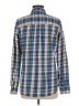 Madewell Plaid Blue Long Sleeve Button-Down Shirt Size M - photo 2