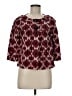 MICHAEL Michael Kors 100% Linen Hearts Burgundy Jacket Size M - photo 1