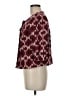MICHAEL Michael Kors 100% Linen Hearts Burgundy Jacket Size M - photo 5