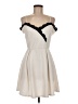 Love J Hearts Ivory Cocktail Dress Size M - photo 1