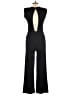 Shinestar Solid Black Jumpsuit Size L - photo 2