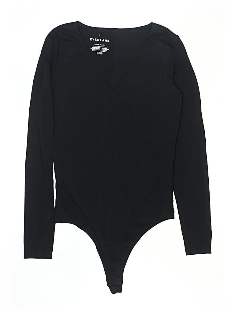 Pre-owned Everlane Bodysuit In Black