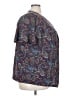 BLOOMCHIC Paisley Blue Short Sleeve Blouse Size 22 - 24 - photo 4