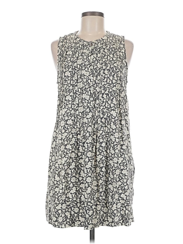 Pre-owned Faherty Casual Dress In Gray