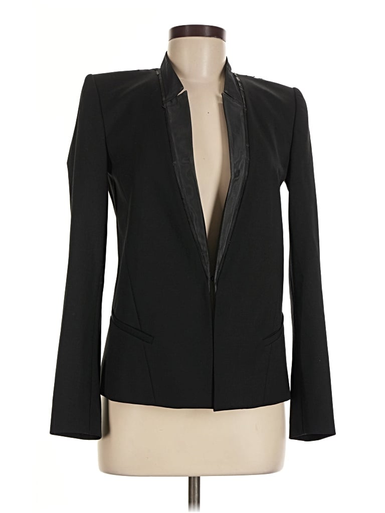 Pre-owned Maje Blazer Jacket In Black