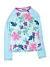 Lands' End 100% Polyester Blue Rash Guard Size 8 - photo 1
