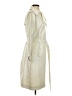 Rachel Zoe 100% Polyurethane Ivory Trenchcoat Size XS - photo 4