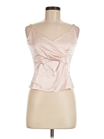 St. John Sleeveless Silk Top (view 1)