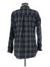 Shein 100% Polyester Plaid Blue Long Sleeve Blouse Size 6 - photo 2