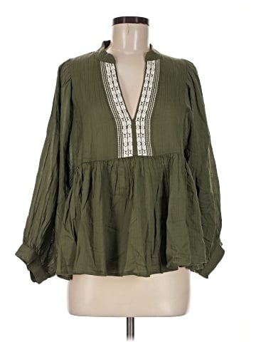 Banana Republic Factory Store Long Sleeve Blouse (view 1)