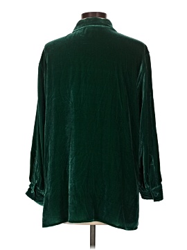 Diane von Furstenberg Long Sleeve Silk Top (view 2)