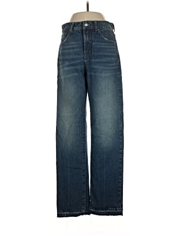 Madewell The Longline Straight Jean in Greendale Wash (view 1)
