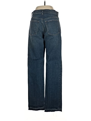 Madewell The Longline Straight Jean in Greendale Wash (view 2)