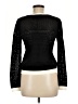 Jason Wu Stripes Color Block Black Long Sleeve Top Size M - photo 2