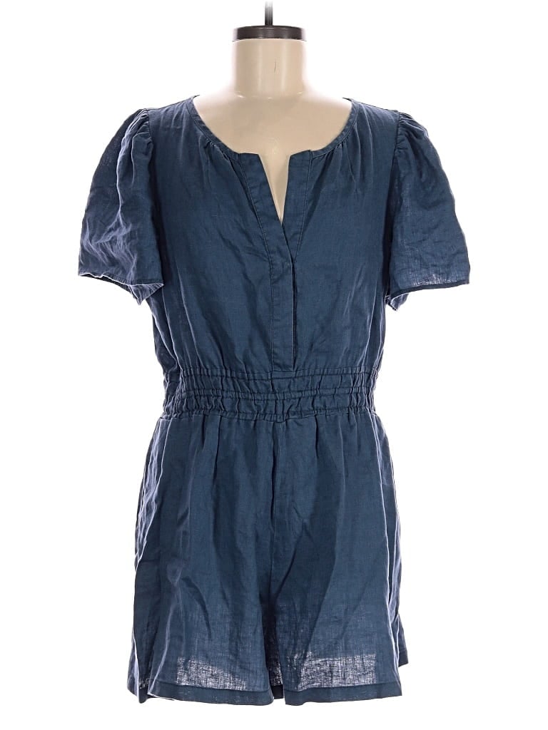 Pre-owned Anthropologie Romper In Blue