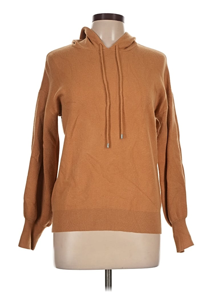 Pre-owned M Magaschoni Pullover Hoodie In Tan