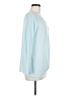 Green Envelope Blue Long Sleeve Top Size M - photo 4