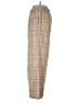 Ambiance Apparel Plaid Tan Casual Pants Size L - photo 5