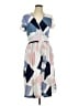Ouges Print Blue Casual Dress Size L - photo 1