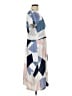 Ouges Print Blue Casual Dress Size L - photo 4