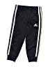 Adidas 100% Polyester Black Track Pants Size 2T - photo 1