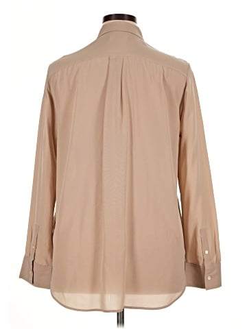 Everlane Long Sleeve Silk Top (view 2)