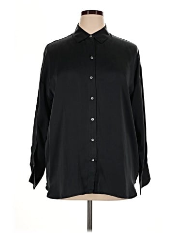 Everlane Long Sleeve Silk Top (view 1)
