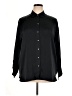 Everlane 100% Silk Solid Black Long Sleeve Silk Top Size 16 - photo 1