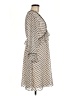 Max Studio 100% Polyester Polka Dots Tan Casual Dress Size M - photo 4
