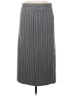 Ann Taylor LOFT Stripes Blue Gray Casual Skirt Size M - photo 2