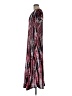 Unbranded 100% Polyester Print Burgundy Casual Dress Size M - photo 5