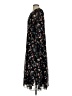 Madewell 100% Polyester Floral Black Casual Dress Size S - photo 5