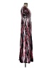 Unbranded 100% Polyester Print Burgundy Casual Dress Size M - photo 4