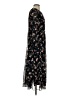 Madewell 100% Polyester Floral Black Casual Dress Size S - photo 4