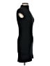 Echo Solid Black Cocktail Dress Size S - photo 4