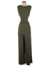 Yozy Solid Green Jumpsuit Size L - photo 2