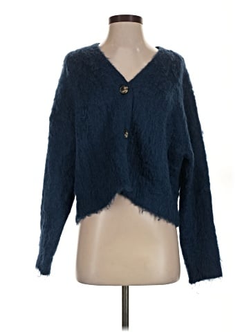 Madewell Brushed V-Neck Cardigan Sweater (view 1)