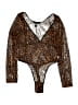Honey Birdette Animal Print Brown Bodysuit Size S - photo 1