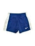 Nike 100% Polyester Color Block Blue Athletic Shorts 9-12 MO / 12 MO - photo 1