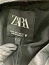 Zara 100% Polyester Metallic Gray Silver Jacket Size S - photo 6