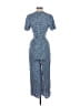 Whistles Blue Jumpsuit Size 4 - photo 2