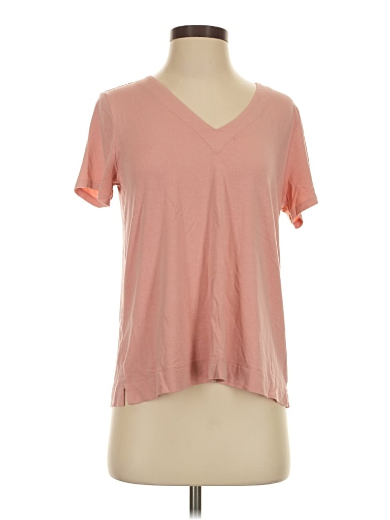 Pre-owned Jjill Short Sleeve T-shirt In Pink