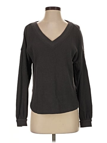 Madewell Waffle Knit V-Neck Long-Sleeve Sweater (view 1)