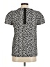 Anthropologie Animal Print Black Short Sleeve Top Size M - photo 2