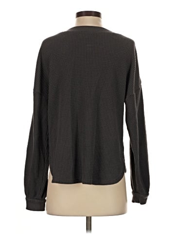 Madewell Waffle Knit V-Neck Long-Sleeve Sweater (view 2)