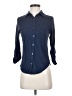 Splendid Blue 3/4 Sleeve Button-Down Shirt Size XS - photo 1