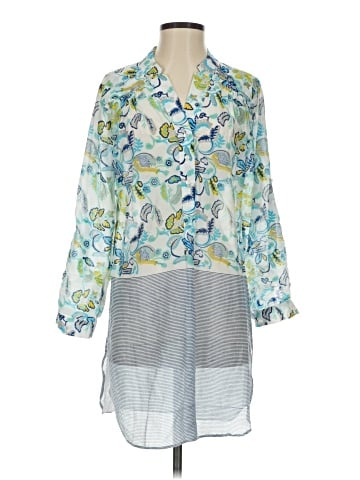 Roberta Roller Rabbit Long Sleeve Button-Down Shirt (view 1)