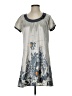 BCBGMAXAZRIA Graphic Gray Casual Dress Size XS - photo 1